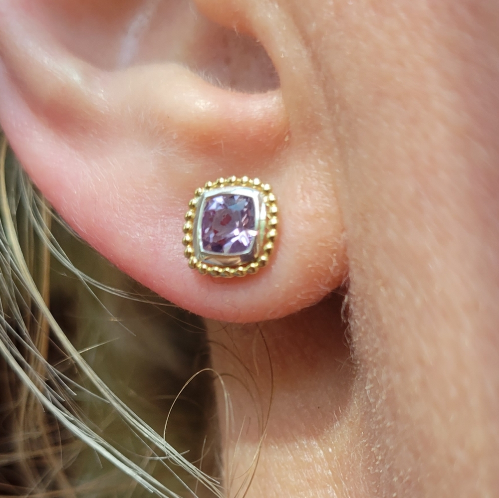 Lagos Amethyst earrings